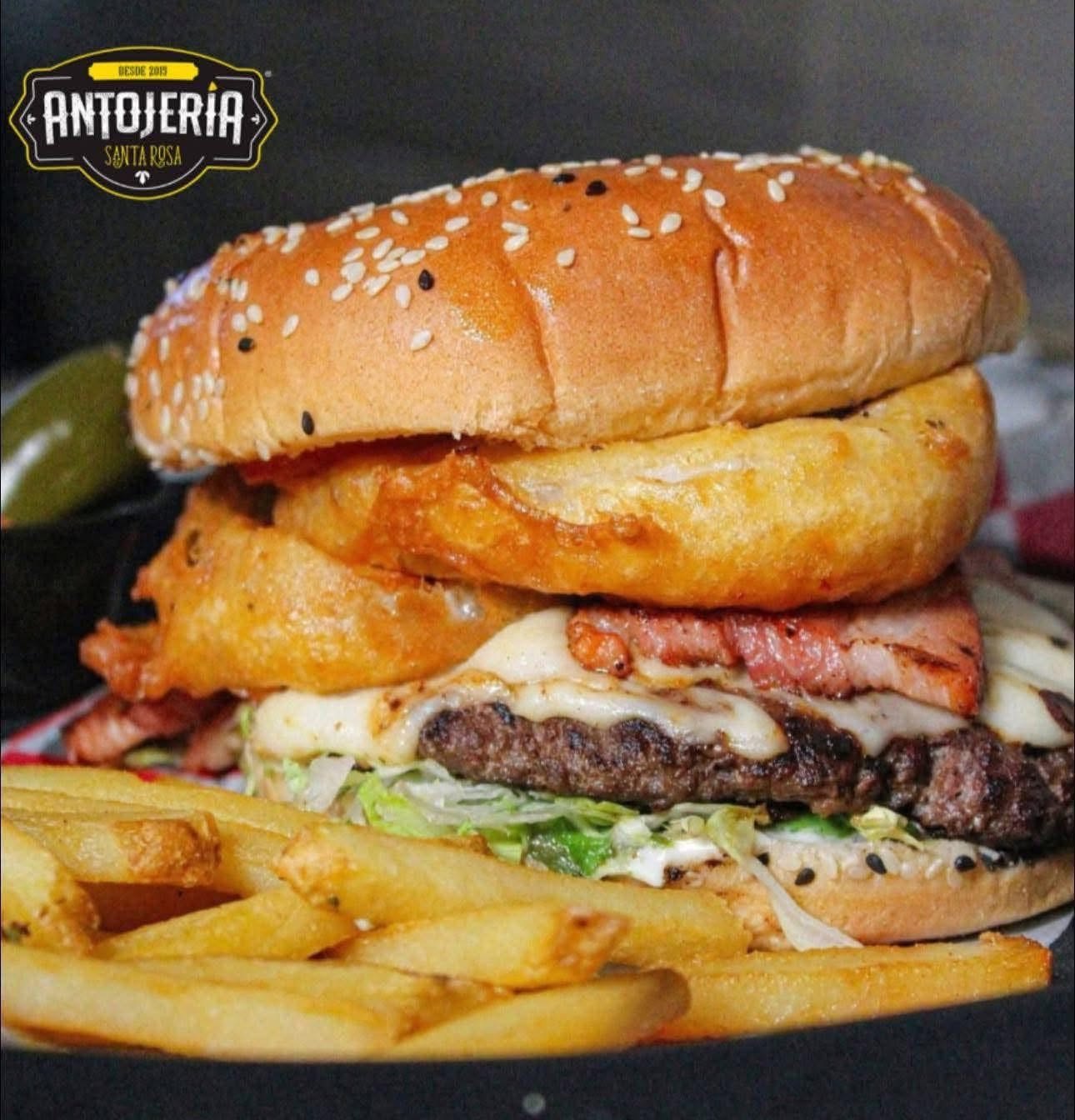Hamburguesa con papas